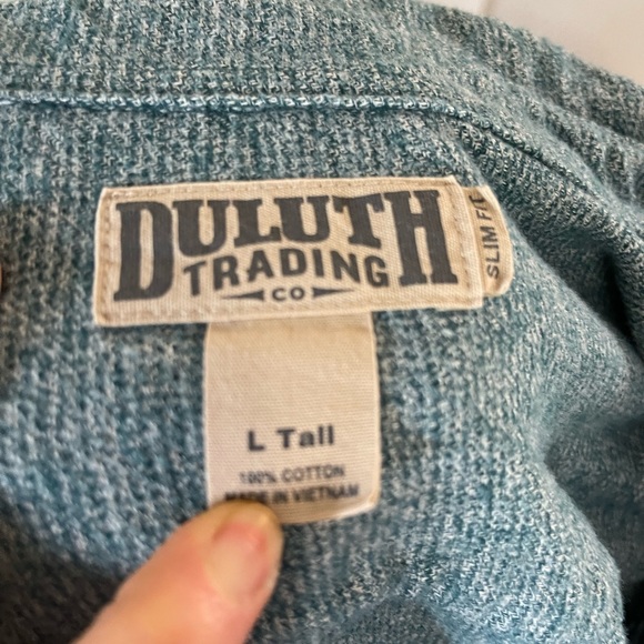 Duluth Trading. Mens work shirt. Tall XL. Slim Fit - Picture 2 of 3